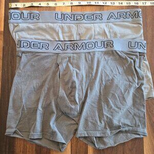 Under Armour Cotton Charged Boxer Briefs - 2 Pair - Large